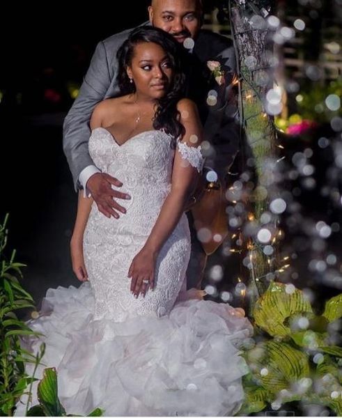 2019 off-shoulder mermaid wedding dresses lace wedding dresses arabic short sleeve plus size mermaid bride dress robe de mariee, White
2019 off-shoulder mermaid wedding dresses lace wedding dresses arabic short sleeve plus size mermaid bride dress robe de mariee, White