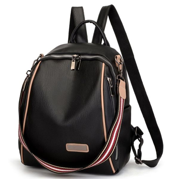 women 's backpack fashion wild quality soft leather leisure travel large capacity blue color bag purse
women 's backpack fashion wild quality soft leather leisure travel large capacity blue color bag purse