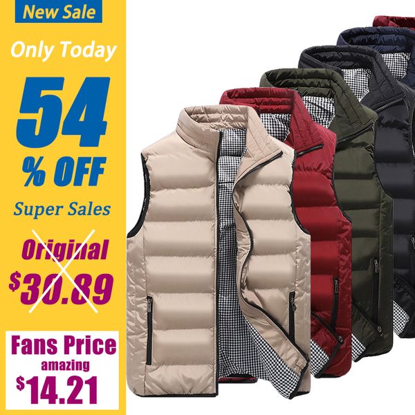 vest men 2019 spring autumn male sleeveless jacket coat lovers stylish padded down vest men waistcoat brand cloths plus size 5xl, Black;white
vest men 2019 spring autumn male sleeveless jacket coat lovers stylish padded down vest men waistcoat brand cloths plus size 5xl, Black;white