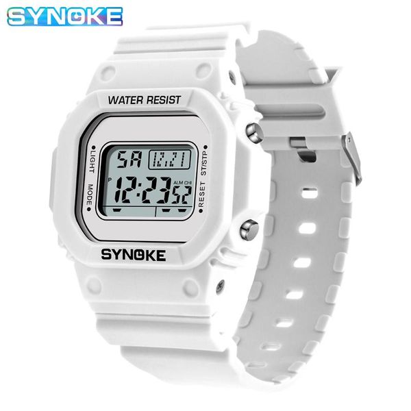 synoke men digital watches sports waterproof chronograph alarm watches women electronic watch, Slivery;brown
synoke men digital watches sports waterproof chronograph alarm watches women electronic watch, Slivery;brown