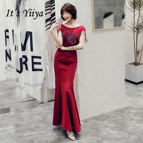 evening dress mermaid br294 elegant burgundy beading tassel evening dresses long 2020 o-neck lace up vestido de fiesta, White;black
evening dress mermaid br294 elegant burgundy beading tassel evening dresses long 2020 o-neck lace up vestido de fiesta, White;black