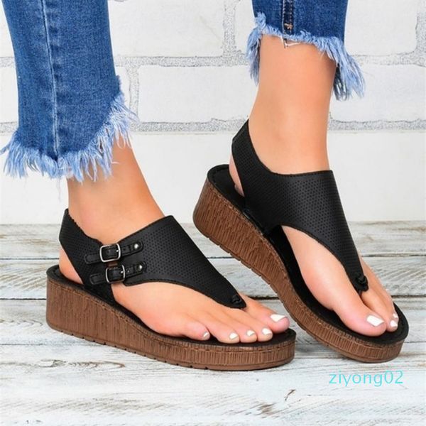 mcckle sandals women summer woman wedges buckle strap plus size flip flops pu ladies sandal fashion female beach outside z02, Black
mcckle sandals women summer woman wedges buckle strap plus size flip flops pu ladies sandal fashion female beach outside z02, Black