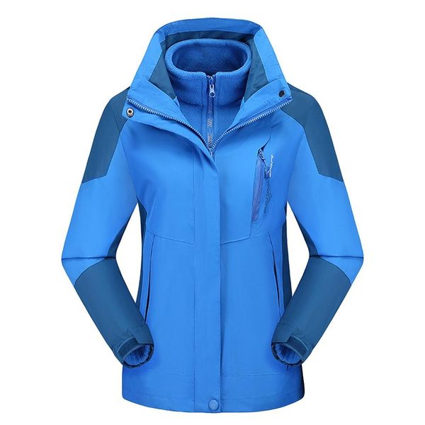 women's coat fashion waterproof hoodie hat detachable breathable sport outdoor patchwork coat long sleeve zipper outwear winter, Blue;black
women's coat fashion waterproof hoodie hat detachable breathable sport outdoor patchwork coat long sleeve zipper outwear winter, Blue;black