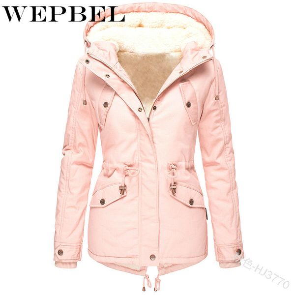 wepbel women solid color parkas thick fur hooded full sleeve winter casual fashion zipper adjustable waist pockets parka, Black
wepbel women solid color parkas thick fur hooded full sleeve winter casual fashion zipper adjustable waist pockets parka, Black