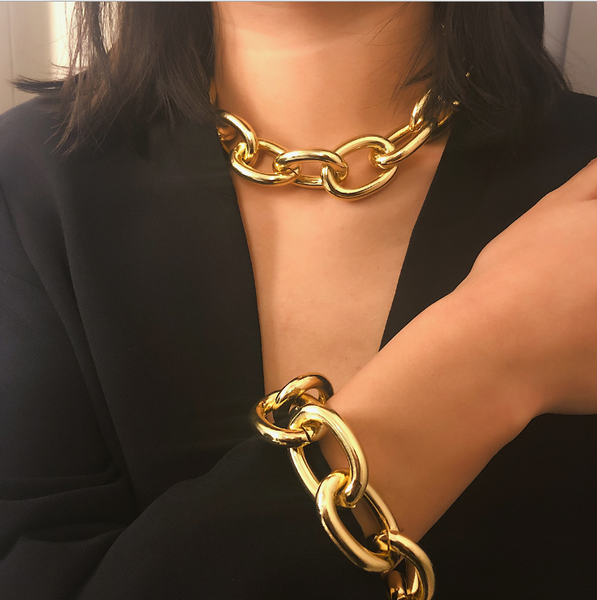exaggerated cuban thick chain choker necklaces for women fashion punk jewelry personalize statement collier female accessories, Silver
exaggerated cuban thick chain choker necklaces for women fashion punk jewelry personalize statement collier female accessories, Silver