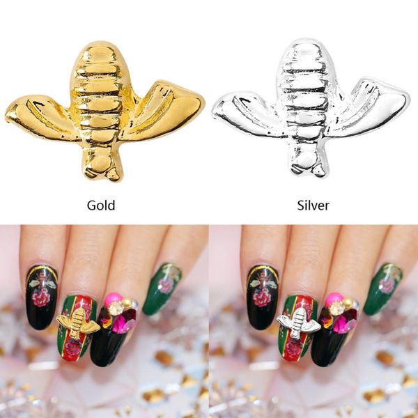 2 colors 100pcs/bag metal bees 3d nail decoration metal stick gold silver nail decals manicure for art diy decoration, Silver;gold
2 colors 100pcs/bag metal bees 3d nail decoration metal stick gold silver nail decals manicure for art diy decoration, Silver;gold