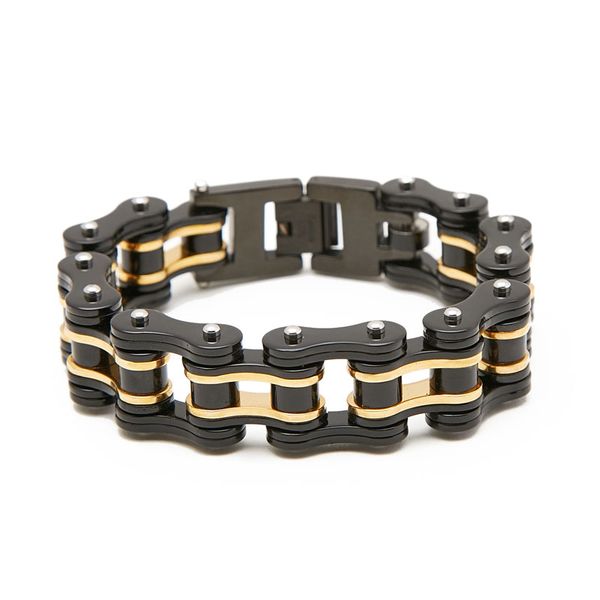fashion black gold motorcycle chain bracelets high quality 316l stainless steel men's bracelets 16mm width jewelry gift
fashion black gold motorcycle chain bracelets high quality 316l stainless steel men's bracelets 16mm width jewelry gift
