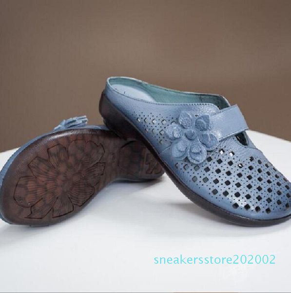 summer slipper shoes women slides retro slip on hollow women flat sandals handmade flower genuine leather mother shoes s02, Black
summer slipper shoes women slides retro slip on hollow women flat sandals handmade flower genuine leather mother shoes s02, Black