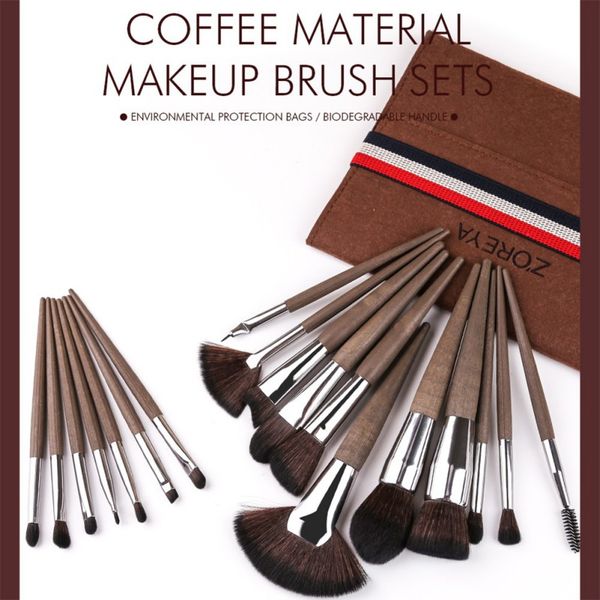 18pcs makeup brushes kit loose powder brush foundation blush brush eyebrow comb fan set with bag good use
18pcs makeup brushes kit loose powder brush foundation blush brush eyebrow comb fan set with bag good use