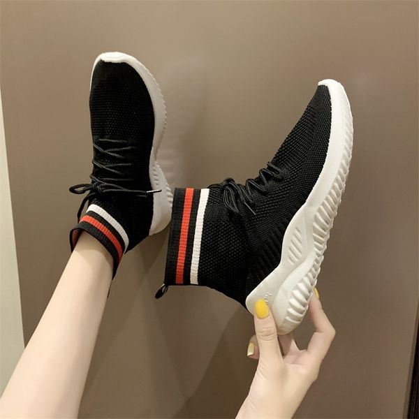 2019 stretch knit sock boots new ankle boots for women shoes woman thick bottom slip on chunky sneakers platform shoes plus size, Black
2019 stretch knit sock boots new ankle boots for women shoes woman thick bottom slip on chunky sneakers platform shoes plus size, Black