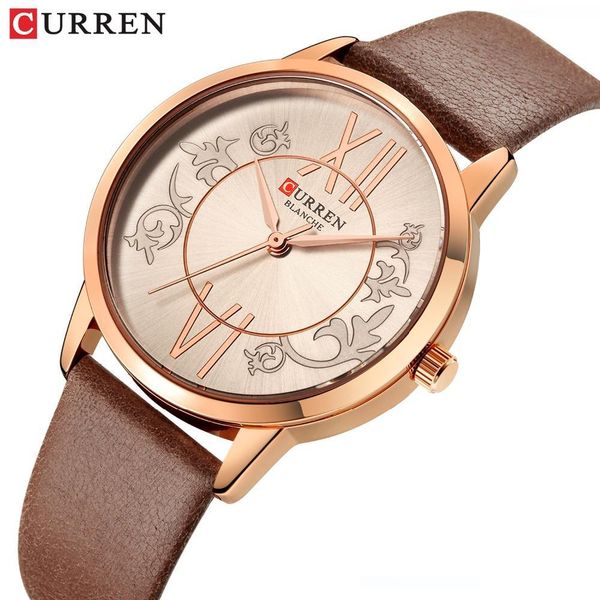 curren 2019 new women watches luxury fashion quartz wristwatch leisure waterproof watche brand woman clock montre femme, Slivery;brown
curren 2019 new women watches luxury fashion quartz wristwatch leisure waterproof watche brand woman clock montre femme, Slivery;brown