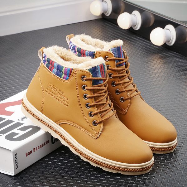blast 2019 new warm snow boots men plus velvet men's shoes outdoor cold boots waterproof men's high-gang cotton, Black
blast 2019 new warm snow boots men plus velvet men's shoes outdoor cold boots waterproof men's high-gang cotton, Black