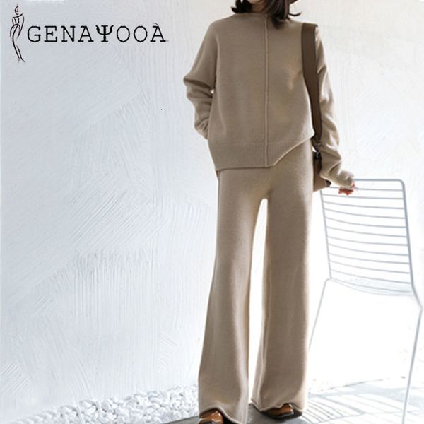 genayooa winter tracksuit 2 piece pant suits for women knitted long sleeve two piece set and pants women suit outwear korean v191111, White
genayooa winter tracksuit 2 piece pant suits for women knitted long sleeve two piece set and pants women suit outwear korean v191111, White