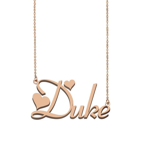 duke name necklace pendant for women girls birthday gift custom nameplate kids friends jewelry 18k gold plated stainless steel, Silver
duke name necklace pendant for women girls birthday gift custom nameplate kids friends jewelry 18k gold plated stainless steel, Silver