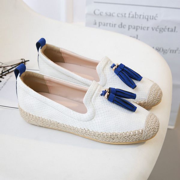 2020 spring new rope tassel female flatss simple wild ladies loafers slip on light comfort women's shoes flat heel footwear, Black 
2020 spring new rope tassel female flatss simple wild ladies loafers slip on light comfort women's shoes flat heel footwear, Black