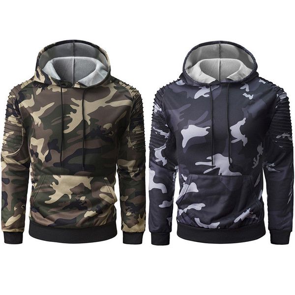 2018 new autumn camouflage men long sleeve pockets hoodies sweatshirt hooded casual loose jumper pullover plus size m-2xl, Black
2018 new autumn camouflage men long sleeve pockets hoodies sweatshirt hooded casual loose jumper pullover plus size m-2xl, Black