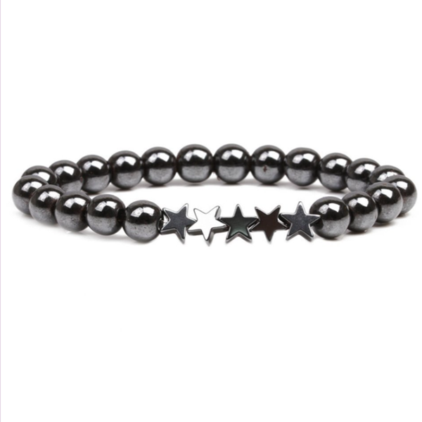 handmade weave lucky star with black hematite stone round beads bracelet hexagon geometric jewelry
handmade weave lucky star with black hematite stone round beads bracelet hexagon geometric jewelry