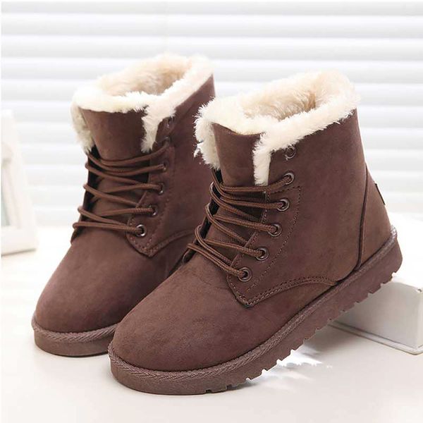 winter snow boots women shoes 2019 lace-up solid warm plush women ankle boots heels wimen shoes zapatos de mujer, Black
winter snow boots women shoes 2019 lace-up solid warm plush women ankle boots heels wimen shoes zapatos de mujer, Black
