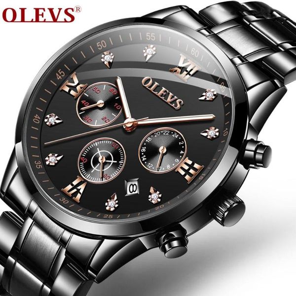 chronograph quartz men watch stainless black wristwatch for man waterproof fashion male watch relogio masculino, Slivery;brown
chronograph quartz men watch stainless black wristwatch for man waterproof fashion male watch relogio masculino, Slivery;brown