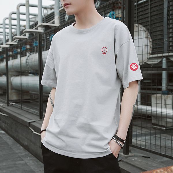 streetwear male t-shirt patch designs solid color men's t-shirts o-neck comfortable summer man's short-sleeved t-shirt, White;black
streetwear male t-shirt patch designs solid color men's t-shirts o-neck comfortable summer man's short-sleeved t-shirt, White;black