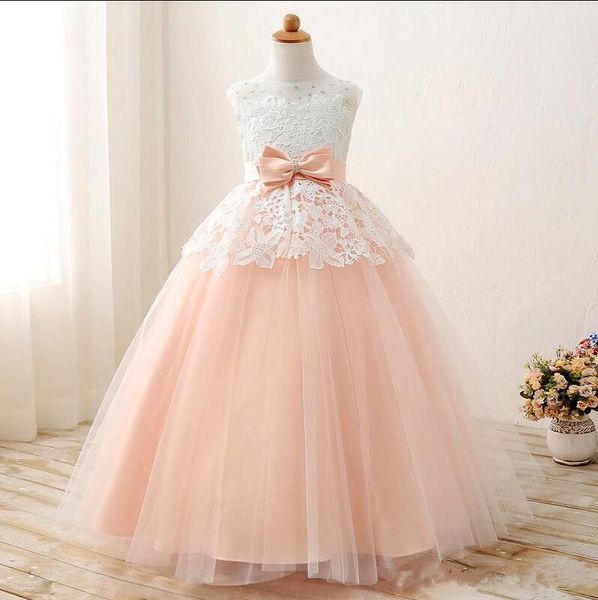 gorgeous flower girl dress with bow crystals zipper back keyhole custom made girls pageant gowns lace ball gowns for wedding, Red;yellow
gorgeous flower girl dress with bow crystals zipper back keyhole custom made girls pageant gowns lace ball gowns for wedding, Red;yellow