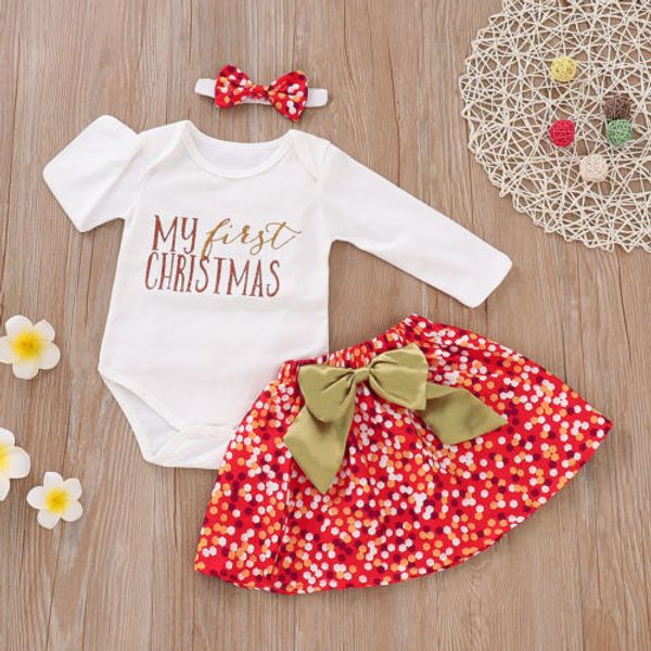 fashion newborn baby girl long sleeve romper +tutu skirt+headband 3pcs outfits set clothes 0-24m, White
fashion newborn baby girl long sleeve romper +tutu skirt+headband 3pcs outfits set clothes 0-24m, White