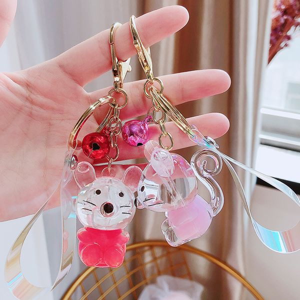 douyin net red same acrylic mouse keychain cute cartoon personality trend key pendant, Silver
douyin net red same acrylic mouse keychain cute cartoon personality trend key pendant, Silver