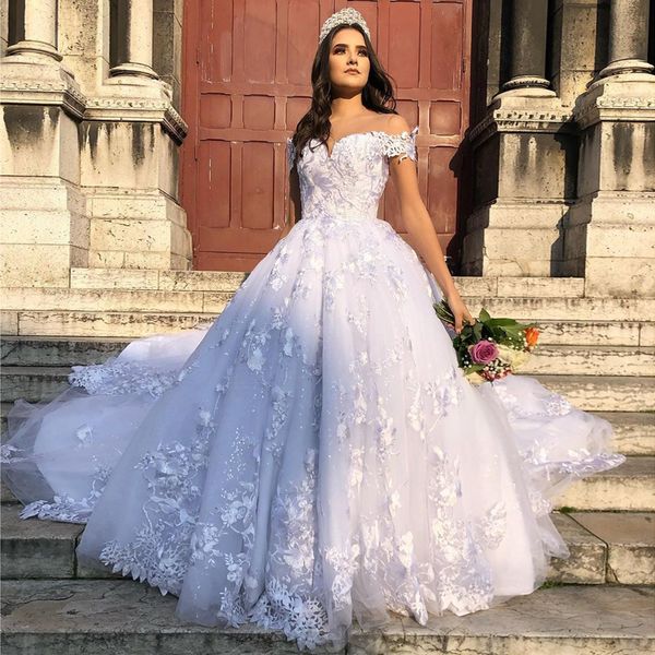 charming white lace wedding dresses off the shoulder a line sequined bridal gowns covered buttons sweep train tulle robe de mariée
charming white lace wedding dresses off the shoulder a line sequined bridal gowns covered buttons sweep train tulle robe de mariée