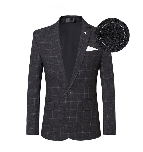 mogu 2019 new fashion autumn plaid men's suit jacket mens blazer business casual slim fit terno masculino blazer, White;black
mogu 2019 new fashion autumn plaid men's suit jacket mens blazer business casual slim fit terno masculino blazer, White;black
