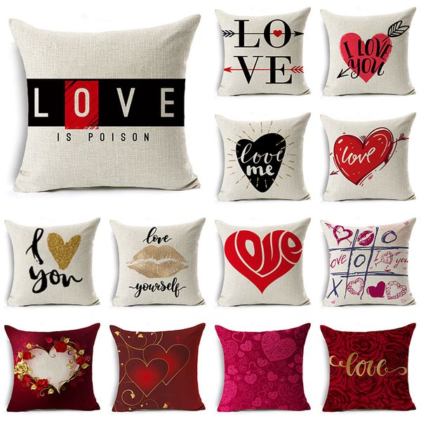 wzh love style cushion cover 45x45cm linen decorative pillow cover sofa bed pillow case
wzh love style cushion cover 45x45cm linen decorative pillow cover sofa bed pillow case