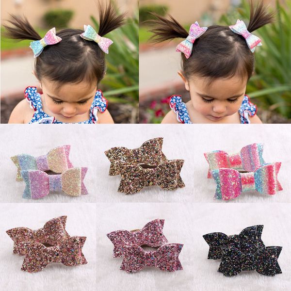 6 pairs hair bow ring elastic hair rope for baby girls children ponytail holders accessories tie, Golden;silver
6 pairs hair bow ring elastic hair rope for baby girls children ponytail holders accessories tie, Golden;silver