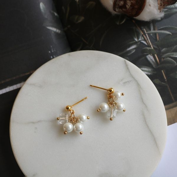 customizable place of origin supply of goods crystal earrings ins cool selling versatile students pearl bohemian earrings, Silver
customizable place of origin supply of goods crystal earrings ins cool selling versatile students pearl bohemian earrings, Silver