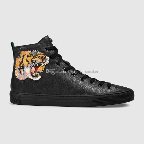 new designer high black white leather tiger head embroidery casual shoes party shoes fashion g g luxury sneakers for mens womens
new designer high black white leather tiger head embroidery casual shoes party shoes fashion g g luxury sneakers for mens womens
