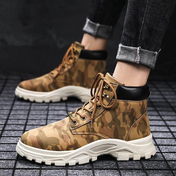 2020 fashion camouflage plus velvet boots men's boots thickened comfortable leather korean high-hiking shoes
2020 fashion camouflage plus velvet boots men's boots thickened comfortable leather korean high-hiking shoes