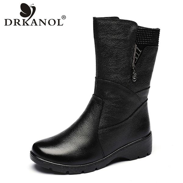 drkanol 2019 мода натуральная кожа середина теленок клин зимние сапоги плюшевые keep warm женщины snow boots женские водонепроницаемые ботин, Black
drkanol 2019 мода натуральная кожа середина теленок клин зимние сапоги плюшевые keep warm женщины snow boots женские водонепроницаемые ботин, Black