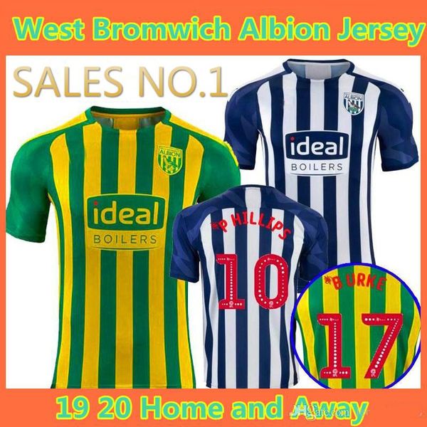19 20 west bromwich albion soccer jersey 2019 2020 home away yellow green #17 burke #8 livermore #10 phillips #4 robson-kanu football shirt, Black 
19 20 west bromwich albion soccer jersey 2019 2020 home away yellow green #17 burke #8 livermore #10 phillips #4 robson-kanu football shirt, Black