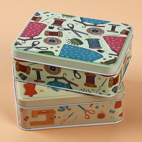 popular metal iron box cosmetic box sewing kit tin box thread stitching embroidery craft sewing kits home organizer
popular metal iron box cosmetic box sewing kit tin box thread stitching embroidery craft sewing kits home organizer