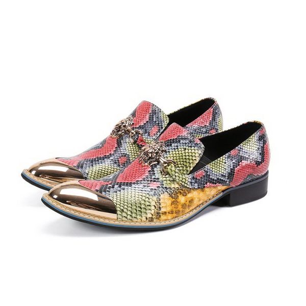 customized mens business leisure leather shoes fashion metal toe charm slip on flat shoes for men boat shoes python snake pattern for party, Black
customized mens business leisure leather shoes fashion metal toe charm slip on flat shoes for men boat shoes python snake pattern for party, Black