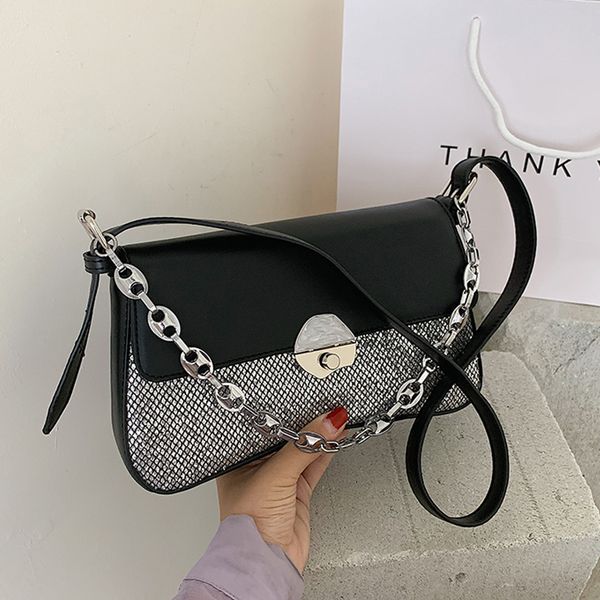 women handbag elegant chain underarm bag vintage designer small quality leather crossbody bags for women 2020 armpit bags
women handbag elegant chain underarm bag vintage designer small quality leather crossbody bags for women 2020 armpit bags