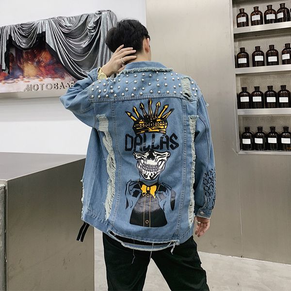 yasuguoji черепа способа printed punk rivet denim jacket men new 22020 streetwear ripped hole hip hop jeans куртка для мужчин, Black;brown
yasuguoji черепа способа printed punk rivet denim jacket men new 22020 streetwear ripped hole hip hop jeans куртка для мужчин, Black;brown