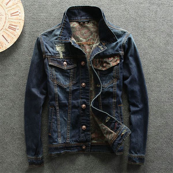 2018 new arrival mens denim jeans wear jacket spring summer vintage stylish ripped washed jacket, Black;brown
2018 new arrival mens denim jeans wear jacket spring summer vintage stylish ripped washed jacket, Black;brown