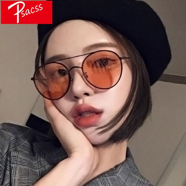 psacss new round sunglasses for women retro brand women's vintage sun glasses metal frame oculos uv400, White;black
psacss new round sunglasses for women retro brand women's vintage sun glasses metal frame oculos uv400, White;black