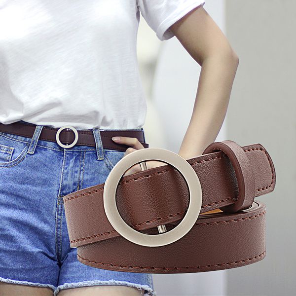 seabigtoo harajuku circle buckle pu leather belts for women casual straps round buckle waist chain belts female women, Black;brown
seabigtoo harajuku circle buckle pu leather belts for women casual straps round buckle waist chain belts female women, Black;brown