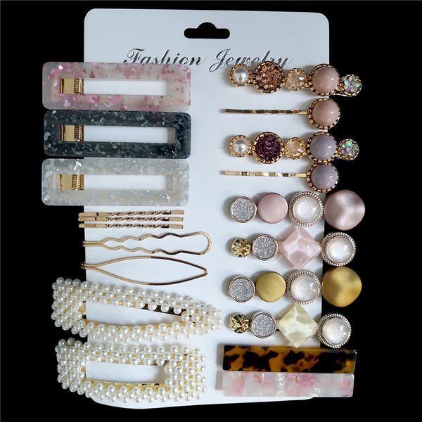 new fashion imitate pearl acetate geometric square waterdrop hair clips for women girls 20pcs/set barrettes hair jewelry accessory gy, Golden;silver
new fashion imitate pearl acetate geometric square waterdrop hair clips for women girls 20pcs/set barrettes hair jewelry accessory gy, Golden;silver
