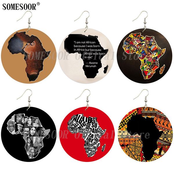 somesoor african ethnic map wooden drop earrings black history tribal culture arts dope both sides printed dangle for women gift, Silver
somesoor african ethnic map wooden drop earrings black history tribal culture arts dope both sides printed dangle for women gift, Silver