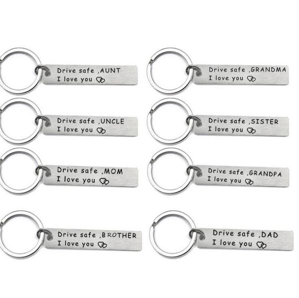family drive safe car key chain new style stainless steel keychain creative key chain ing, Silver
family drive safe car key chain new style stainless steel keychain creative key chain ing, Silver