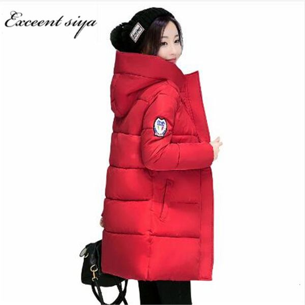 new long parka female women winter jas fat katoon capuchon womens women's upper clothing park winter exit, Black
new long parka female women winter jas fat katoon capuchon womens women's upper clothing park winter exit, Black