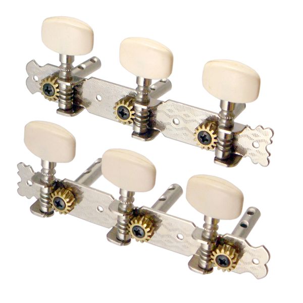 1 pair left&right acoustic folk guitar tuning pegs machine heads tuners