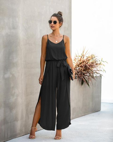 rompers лето черный sexy backless wide leg комбинезон женщины side split хем вскользь ladies one piece женская одежда пояс, Black;white
rompers лето черный sexy backless wide leg комбинезон женщины side split хем вскользь ladies one piece женская одежда пояс, Black;white