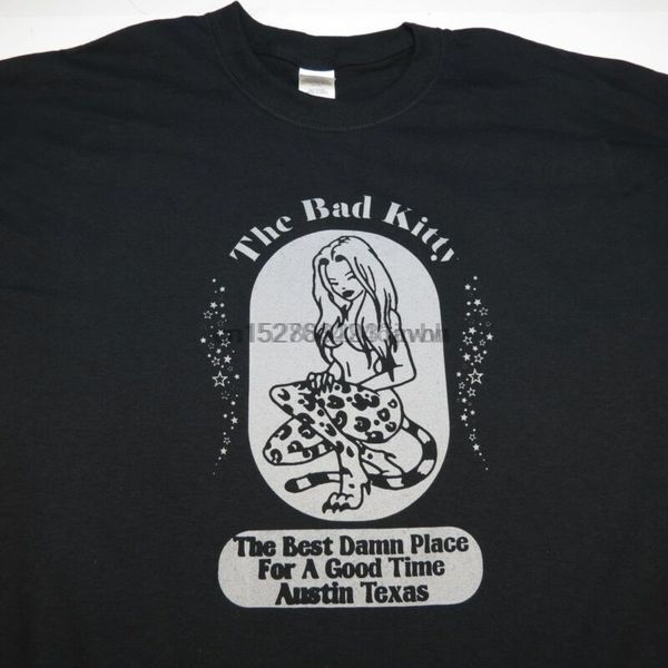 new the bad kitty austin texas strip club dive bar pin up girl t shirt mens xl, White;black
new the bad kitty austin texas strip club dive bar pin up girl t shirt mens xl, White;black